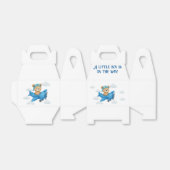 テディベア機内ベビーシャワーお願いボックス フェイバーボックス (折り畳みなし)