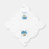 テディベア機内ベビーシャワーお願いボックス フェイバーボックス (折り畳みなし)