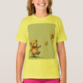 テディベア歩くトート Tシャツ