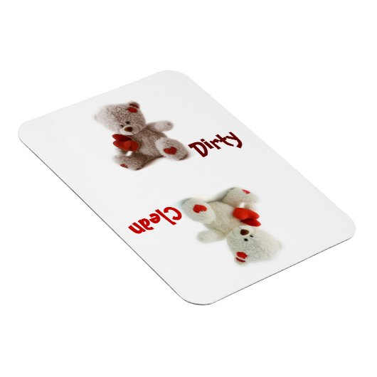 テディベア汚れたクリーンなフレキシブル磁石 マグネット (右側)