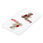 テディベア汚れたクリーンなフレキシブル磁石 マグネット (左側)