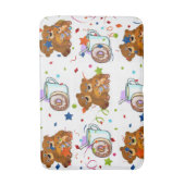 テディベア浴室用バスマット バスマット (正面縦)