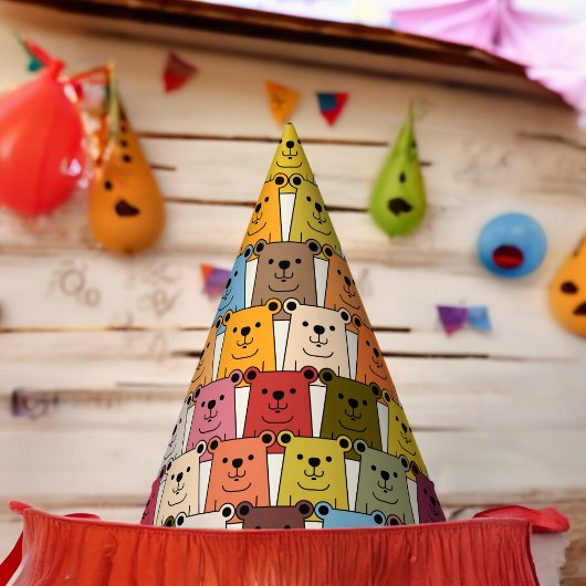 テディベア漫画 パーティーハット