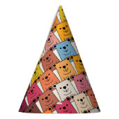 テディベア漫画 パーティーハット (左)