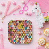 テディベア漫画 ペーパープレート (パーティー)