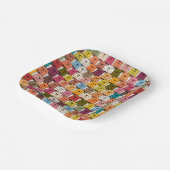 テディベア漫画 ペーパープレート (傾斜あり)