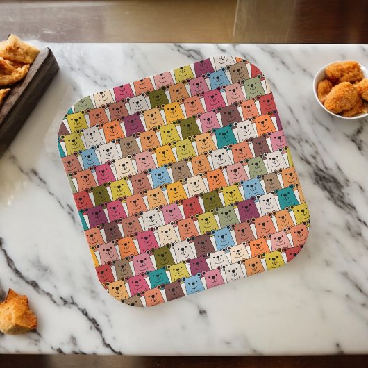 テディベア漫画 ペーパープレート