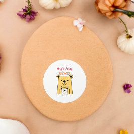 テディベア漫画 ラウンドシール