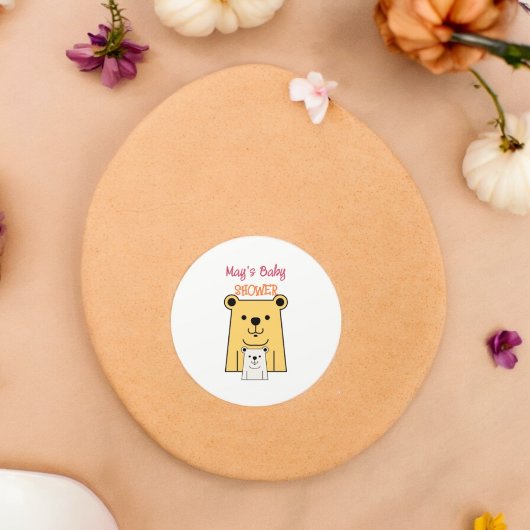 テディベア漫画 ラウンドシール