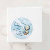 テディベア熱い気球はブルーブラウンを待つ フェイバータグ (インサイチュ)