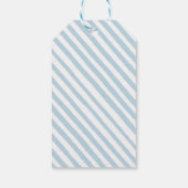 テディベア熱気球ベビーシャワーギフトラベル ギフトタグ (裏面)