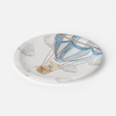 テディベア熱気球 ペーパープレート (アングル)