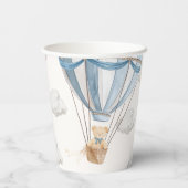 テディベア熱気球 紙コップ (裏面)