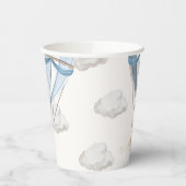 テディベア熱気球 紙コップ (左)