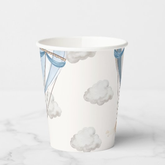 テディベア熱気球 紙コップ (左)