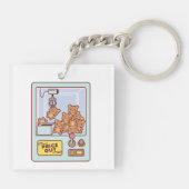 テディベア爪機 キーホルダー (裏面)