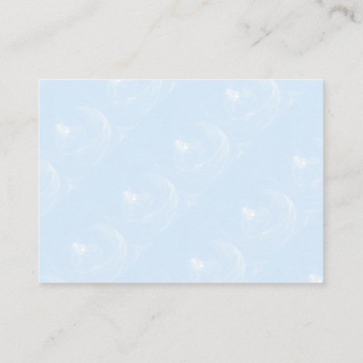 テディベア男の赤ちゃんの赤ちゃんシャワー エンクロージャーカード (裏面)