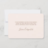 テディベア男女兼用サンキューカード サンキューカード (裏面)