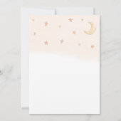 テディベア男女兼用バルーン赤ちゃん 招待状 (裏面)