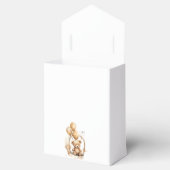 テディベア男女兼用ベビーシャワーお願いボックス フェイバーボックス (オープン)