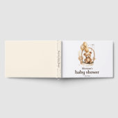 テディベア男女兼用ベビーシャワー ゲストブック (全面)