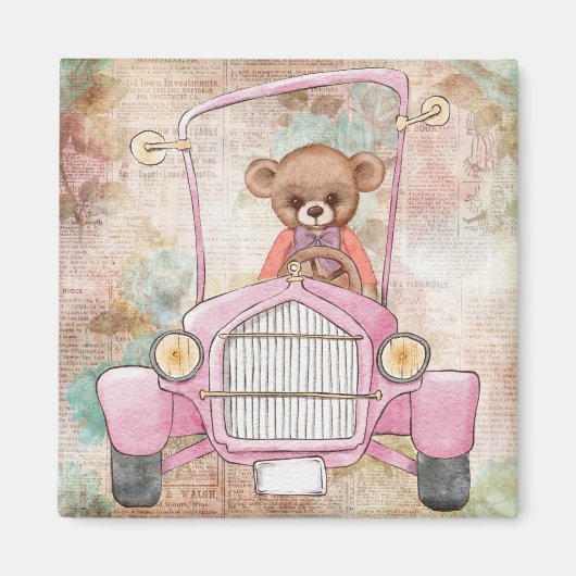 テディベア磁石 マグネット (正面)