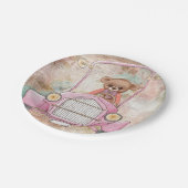 テディベア紙プレート ペーパープレート (アングル)