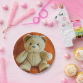 テディベア紙プレート ペーパープレート (パーティー)