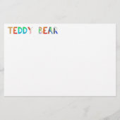 テディベア紙 (裏面)