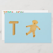 テディベア紙 (正面/裏面)