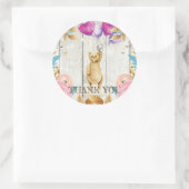 テディベア素朴ありがとう ラウンドシール (バッグ)