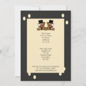 テディベア結婚ー 招待状 (裏面)