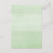 テディベア緑のユーカリの本ベビーエンクル エンクロージャーカード (裏面)