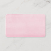 テディベア緑の女の子シャワーおむつラッフル エンクロージャーカード (裏面)