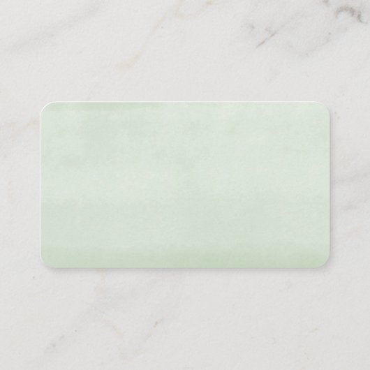 テディベア緑の赤ちゃんシャワーおむつラッフルカード エンクロージャーカード (裏面)