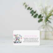 テディベア縫いパッチワーク女の子の本ベビー エンクロージャーカード (スタンド正面)