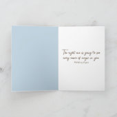 テディベア考えるズ・オブ・ユー カード (内部)