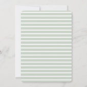 テディベア船長 少年 航海 船 海 赤ちゃん歓迎会 へ 招待状 (裏面)