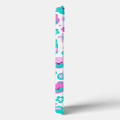 テディベア花ピンクのアクアピアケース Case-Mate iPhoneケース (裏面 / 右)