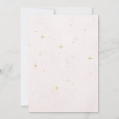 テディベア茶色のバルーン赤ちゃんシャワー 招待状 (裏面)