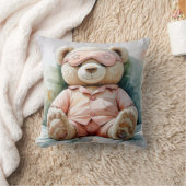 テディベア装飾用クッション クッション (ブランケット)