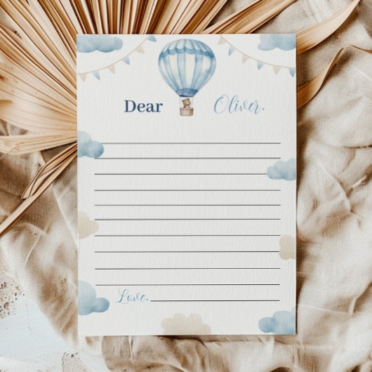 テディベア誕生日タイムカプセルメッセージカード サンキューカード