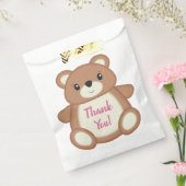 テディベア誕生日パーティー フェイバーバッグ (封をした状態)