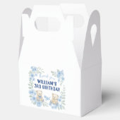 テディベア誕生日パーティー フェイバーボックス (オープン)