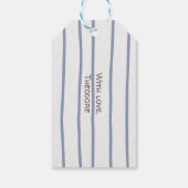 テディベア誕生日メッセージカード ギフトタグ (裏面)