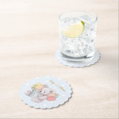 テディベア読の開花の本ベビー ペーパーコースター (インサイチュ)