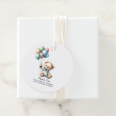 テディベア赤ちゃんシャワーありがとう フェイバータグ (インサイチュ)