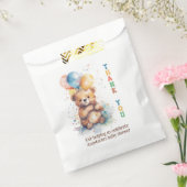 テディベア赤ちゃんシャワーありがとう フェイバーバッグ (封をした状態)