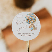 テディベア赤ちゃんシャワーありがとう