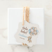 テディベア赤ちゃんシャワースペインの少年 フェイバータグ (インサイチュ)